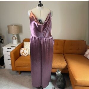 Eloquii | 26 | Sleeveless Metallic Jumpsuit